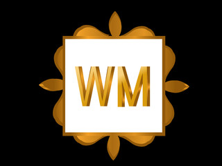 WM Initial Logo for your startup venture