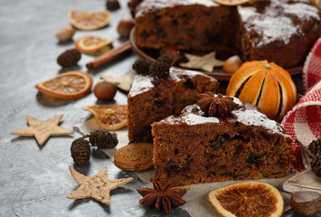 Christmas fruit cake