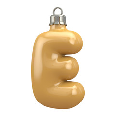 Christmas tree toy font