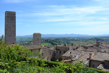 Fototapeta na wymiar San Gimignano, Toscana