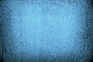 blue painting on wood board background