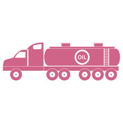 Stylized icon of the oil tanker/fuel tanker