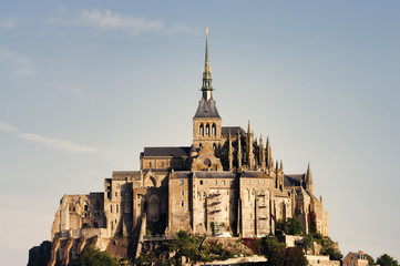 Fototapeta na wymiar Mont Saint Michel castle