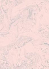 Creative hand made gilded texture on the pink blush marble.