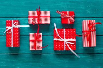 Fototapeta premium Christmas gift box.