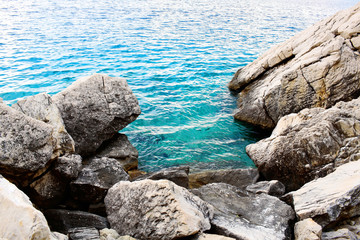 Blue sea or ocean coast