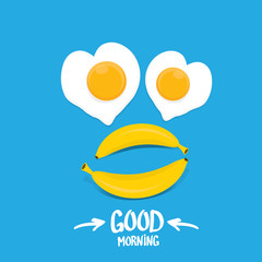 vector good morning funny concept vector