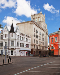 old buildings in downtown  Kharkov. Ukraine.