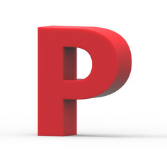 right red letter P