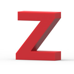 right red letter Z