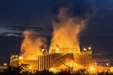 Steam cooling tower of gas turbine electric power plant