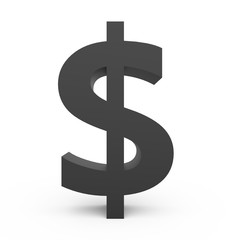dark grey dollar sign