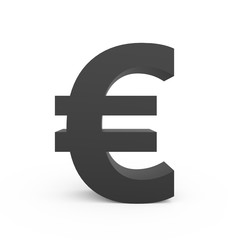 dark grey euro sign