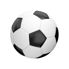football ball 3d render isolated ball
