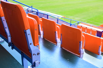 Obraz premium empty seats in the stadium.