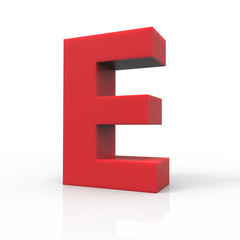 right red letter E