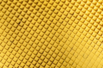 Yellow sole background with some spots isolated on white background