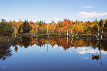 Lake Reflections at Fall