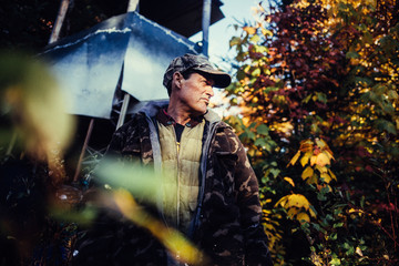 Hunter intrigued by animals