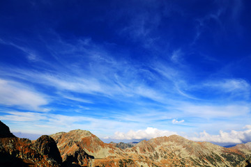 Autumn landscape in National Park Retezat, Romania