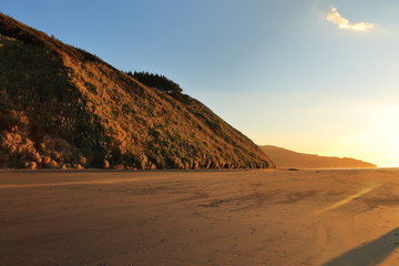 beautiful dune in sunset