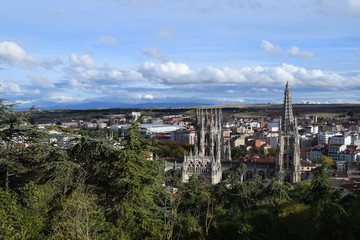 Panorámica de la Ciudad de Burgos.
