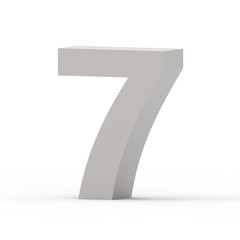 right grey number 7