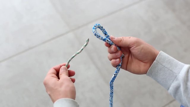 The sheet bend or becket bend, weaver's knot and weaver's hitch is a bend, that is, a knot that joins two ropes together.
