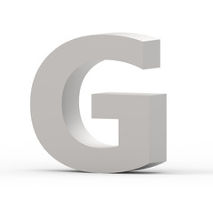 Matte grey font G