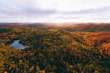 Canadian Landscape at sunset