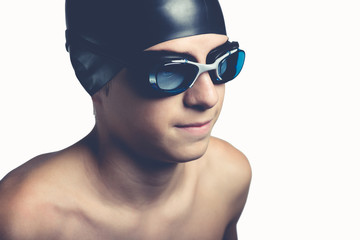 the young swimmer