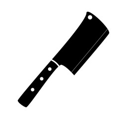 kitchen butcher chopper vector symbol icon design.