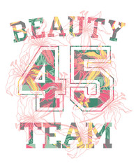 Vector illustration with the slogan for t-shirts