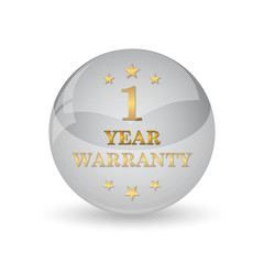 Fototapeta premium 1 year warranty icon