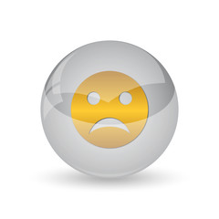 Fototapeta premium Sad smiley icon