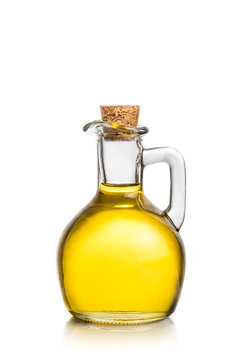 Fototapeta olive oil container bottle on white background