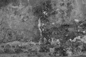 old spotty stained concrete wall texture background. gray color