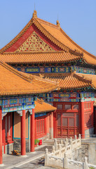 Fototapeta premium View on majestic pavilion, Palace Museum, Beijing China