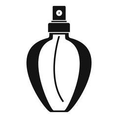 Fototapeta premium Parfume bottle icon. Simple illustration of parfume bottle vector icon for web