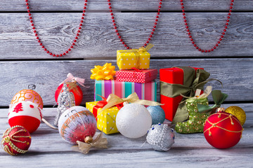 Christmas and New Year decoration.