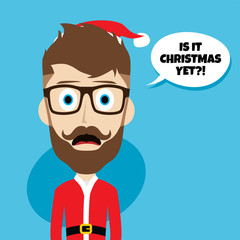 santa claus christmas skinny dad