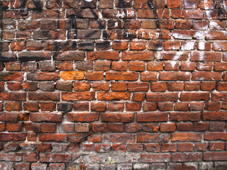 Old brick wall. Background texture.