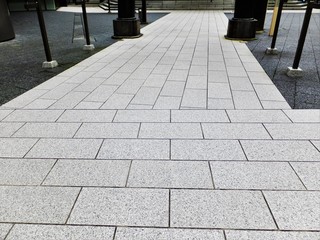 Fototapeta premium 石畳の背景。金刀比羅宮の石畳