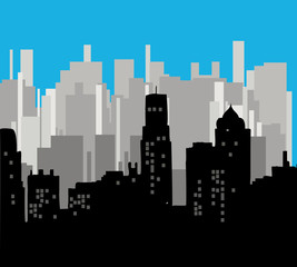 Modern cityscape vector