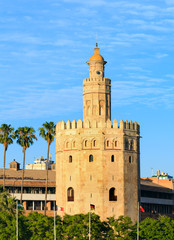 Obraz premium Tower of Gold, Seville, Spain.