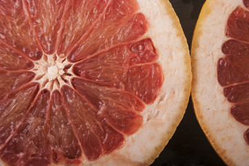 Ripe grapefruits