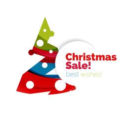 Christmas and New Year promotion banner design