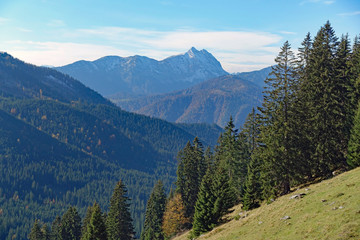 Blick vom Hinteren Sonnwendjoch auf den Guffert, Tirol