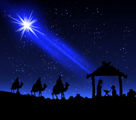 three wise men and Jesus