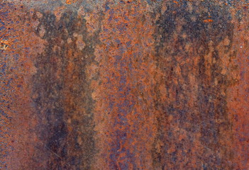 Rusted metal texture